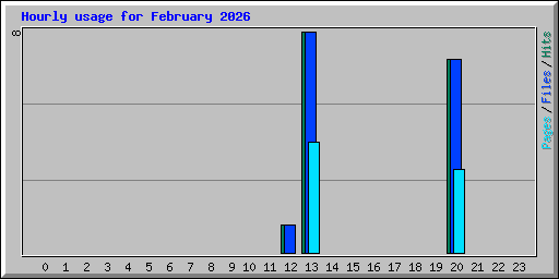 Hourly usage for February 2026